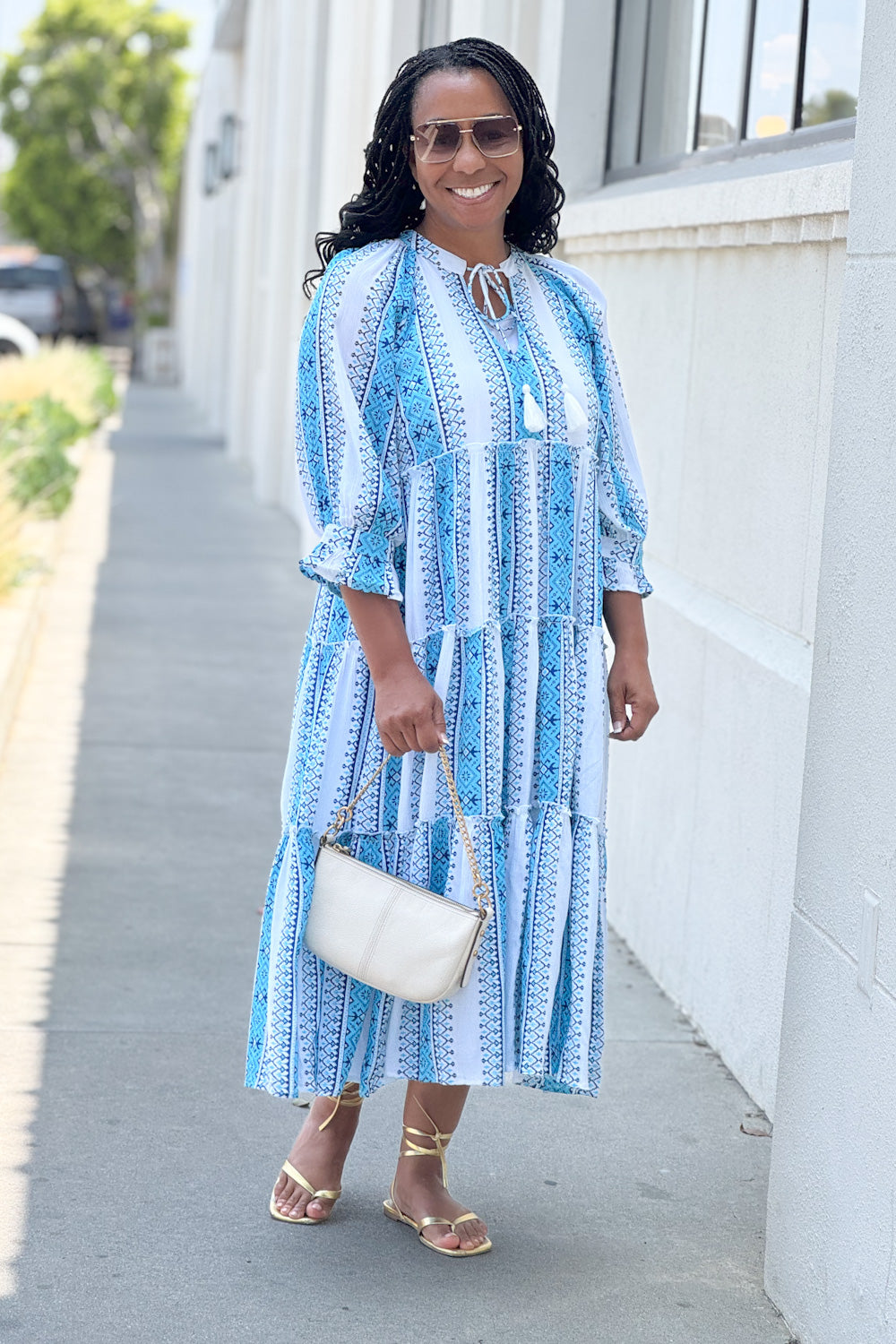 Shades of Blue Summer Dress