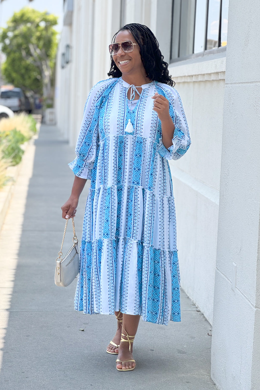 Shades of Blue Summer Dress