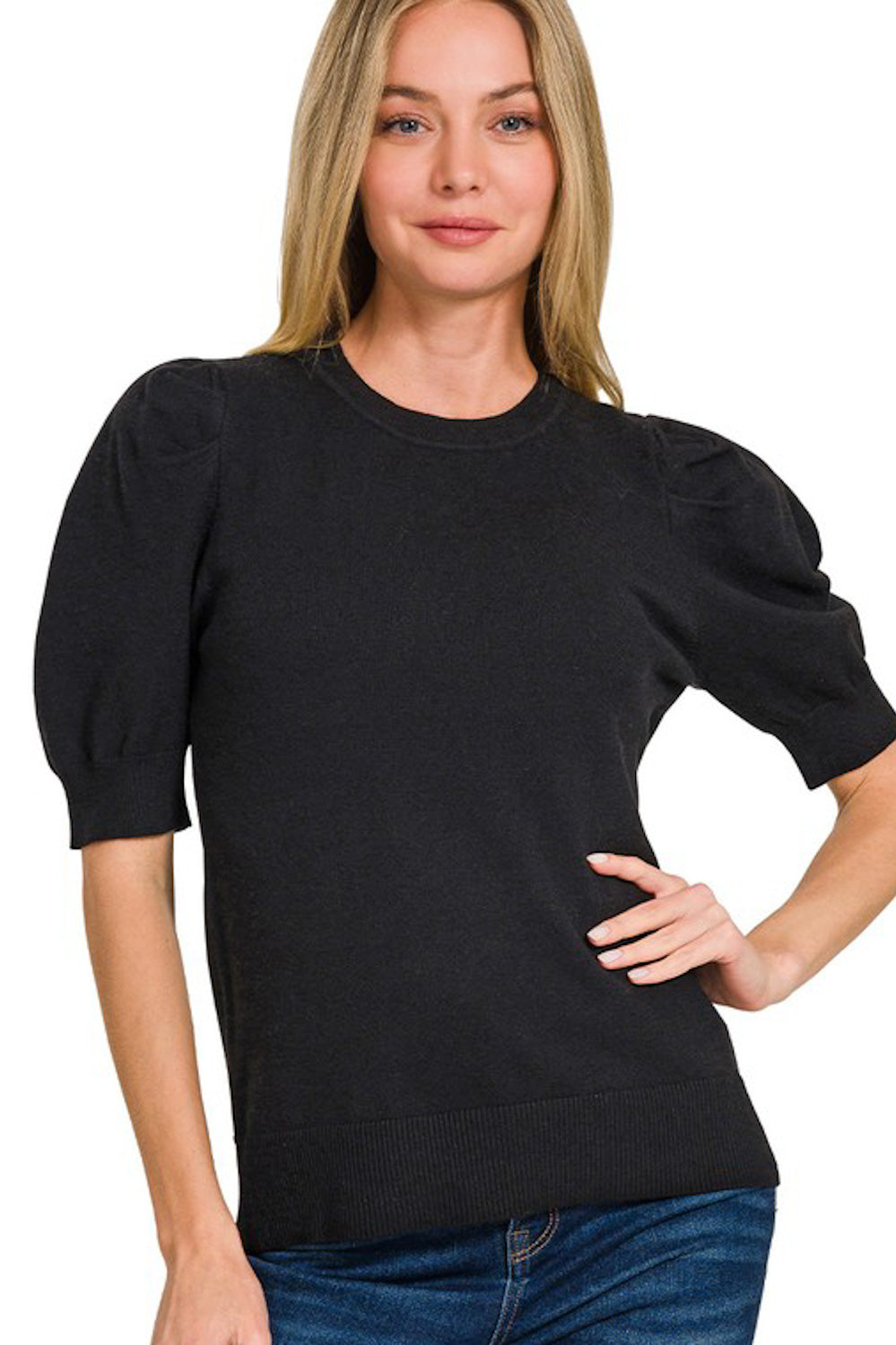 Puff Sleeve Sweater