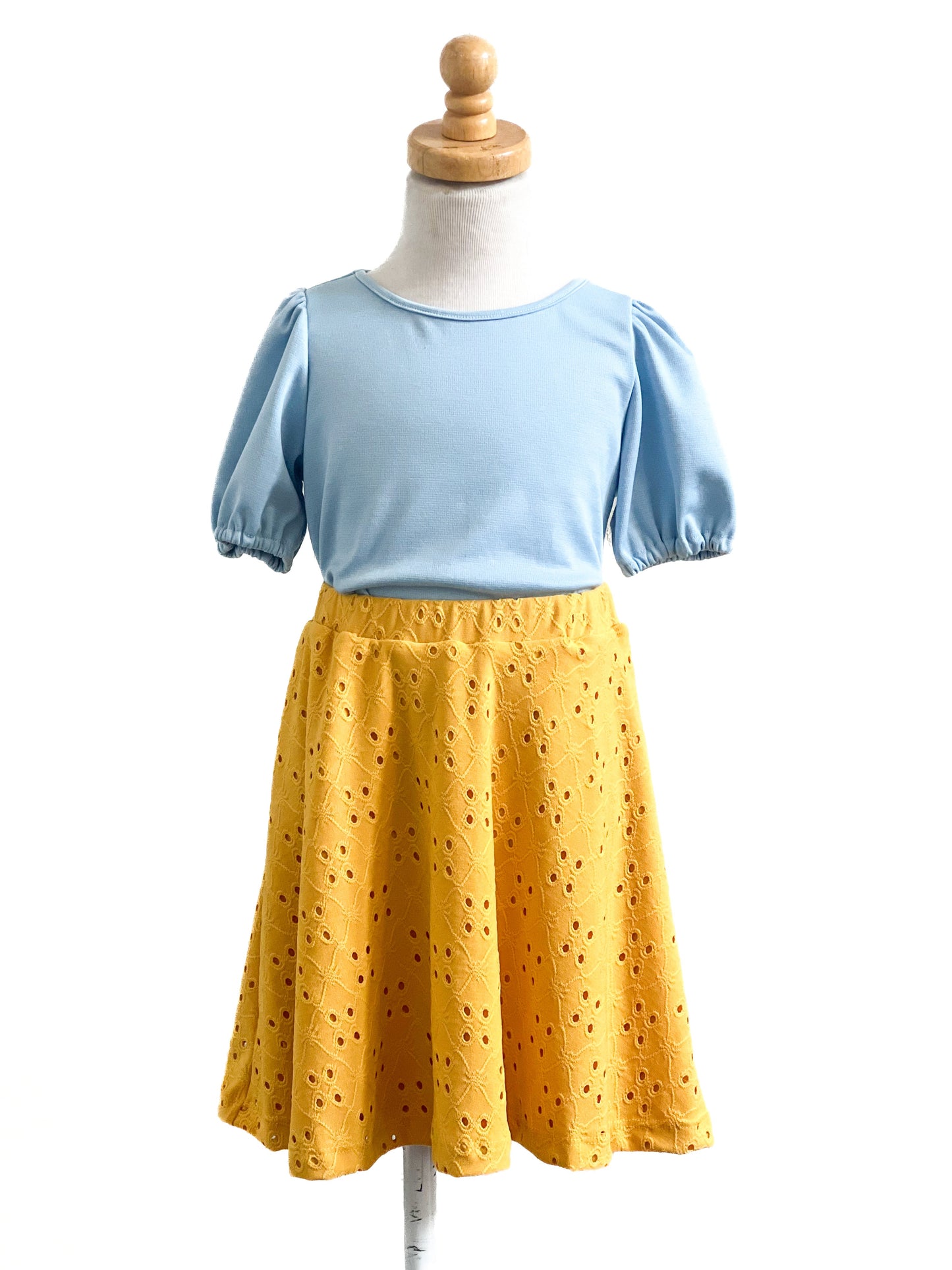Briley A-Line Skirt in Eyelet
