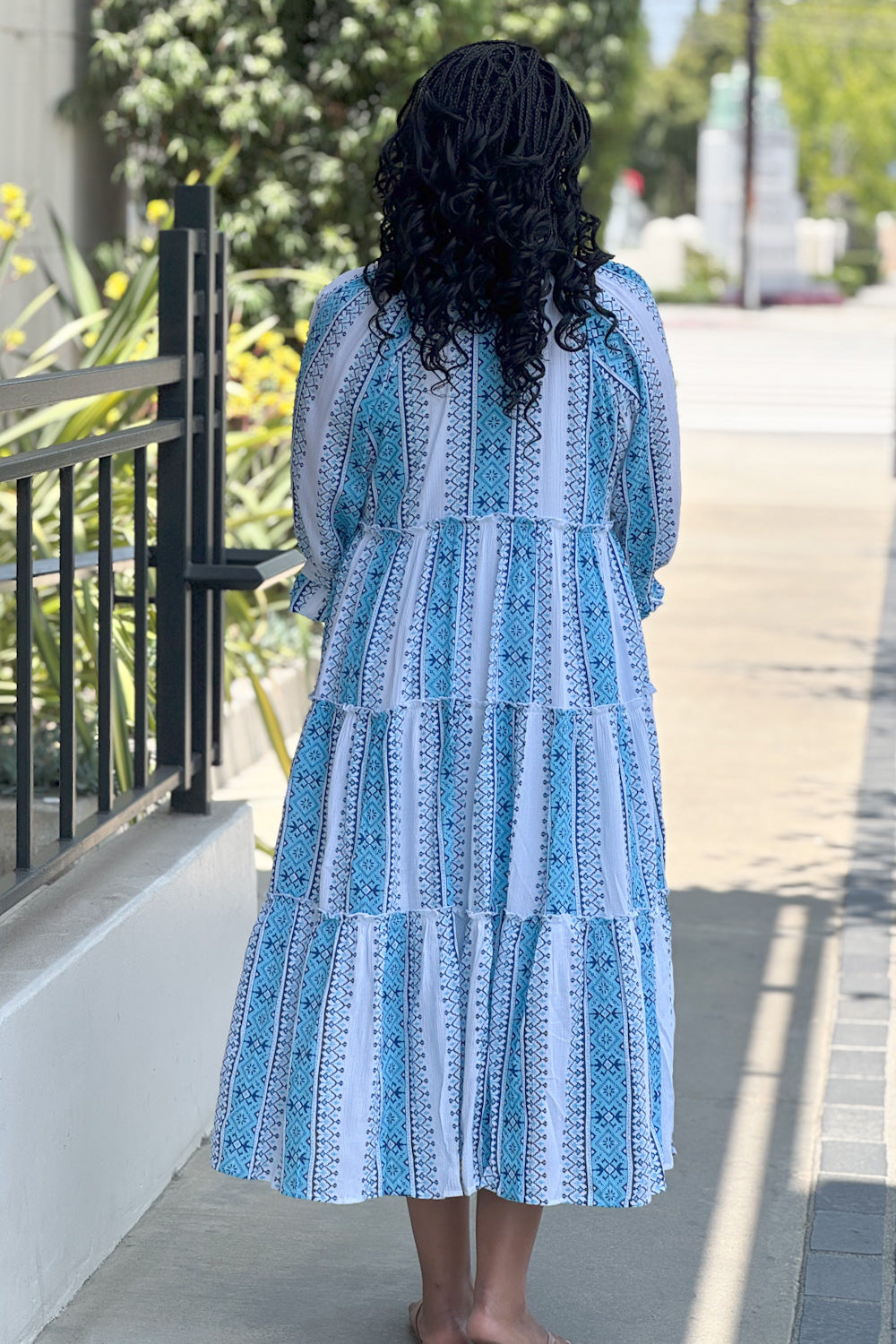 Shades of Blue Summer Dress