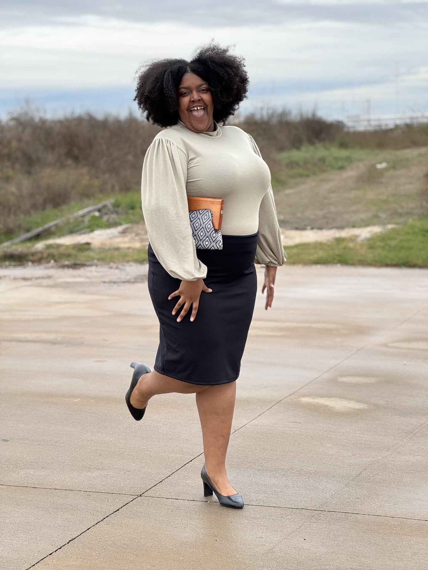 Iclyn Top in Sage Green