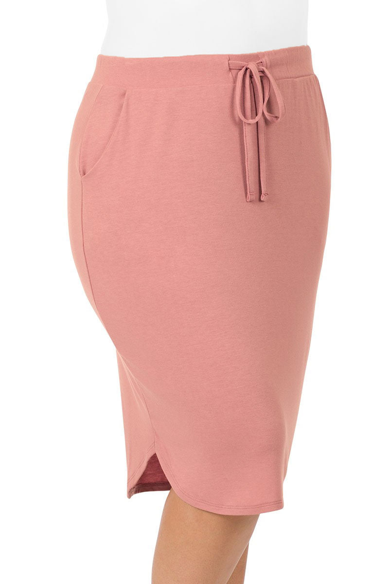 Self Tie Tulip Hem ATHLEISURE Skirt