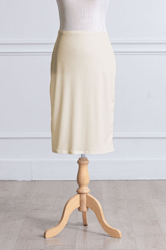 Cream Half Slip
